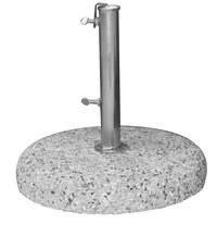 BASE X OMBRELLONE GRANIGLIA DIAM.55 C/TUBO DIAM.50 KG.35