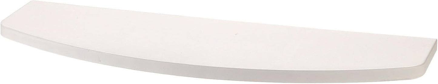 King Home MENSOLA STONDATA IN TRUCIOLARE NOBILITATO BORDATO SU 3 LATI BIANCO(cm 60x20x2) CARTONE DA 4 PEZZI