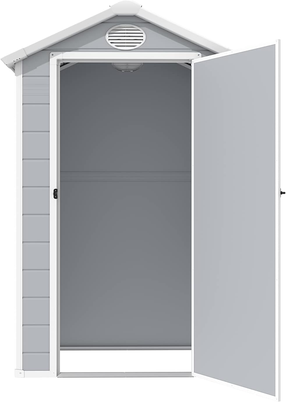 Garden Friend Casetta in plastica Harmony Small Store H. 204 P. 104 L. 134 cm grigia