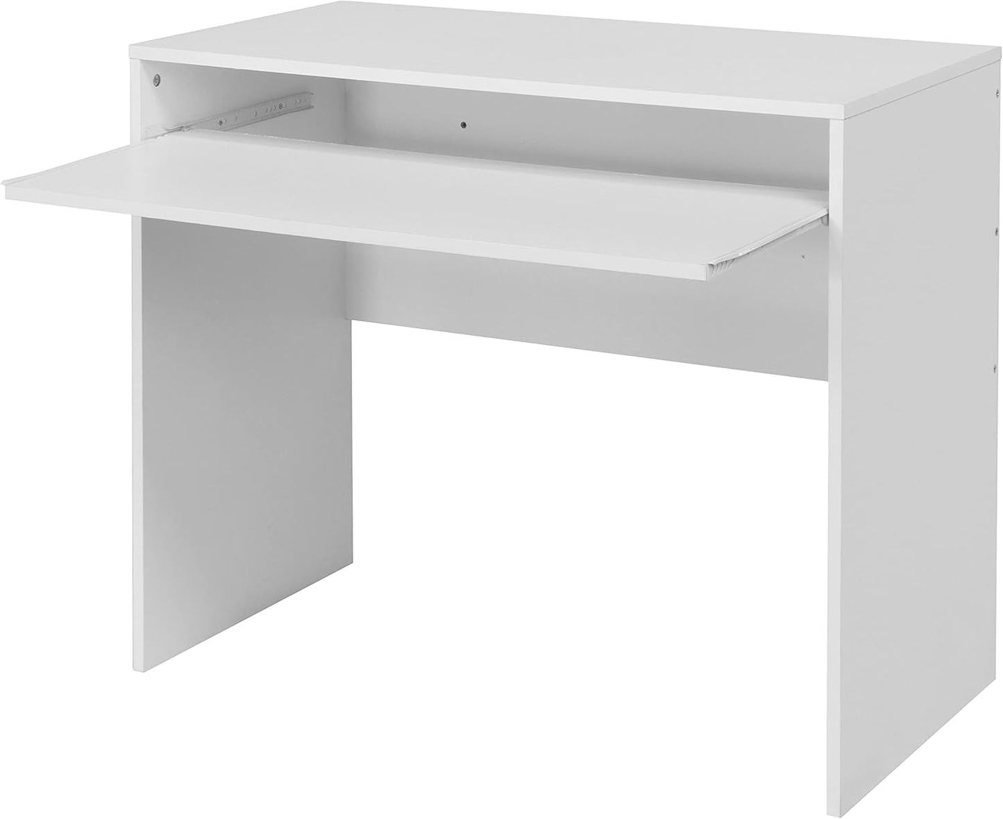 King Home SCRIVANIA BIANCA C/PIANO ESTRAIBILE 90x45x74h cm bianca