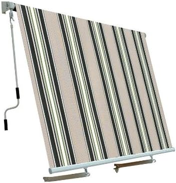 Garden Friend Tenda Da Sole A Caduta Con Bracci in alluminio e poliestere misura 245x300 cm colore riga verde