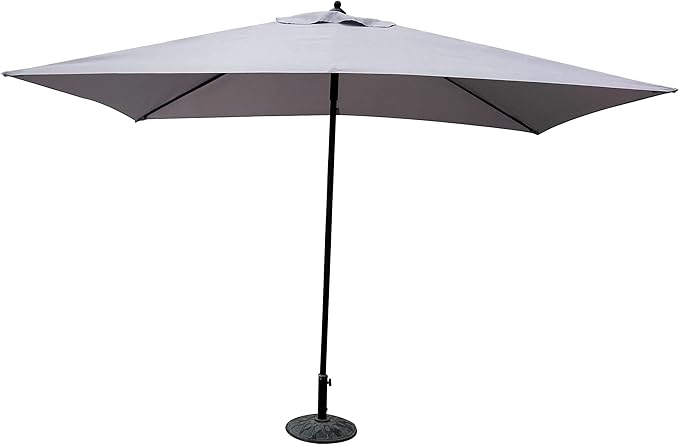 Garden Friend Ombrellone Push up 2x3x2,48h m grigio struttura in acciao