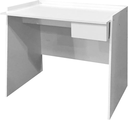 King Home SCRIVANIA CON CASSETTO 90x60x80h cm bianca