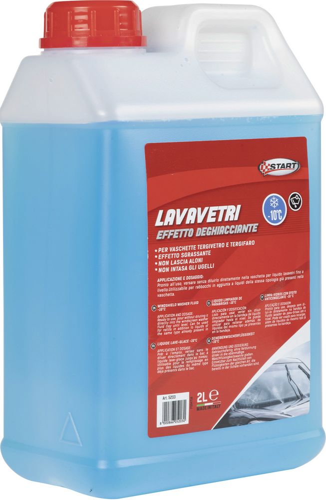 Liquido tergivetro -10C 2L per vaschette tergivetro e tergifaro