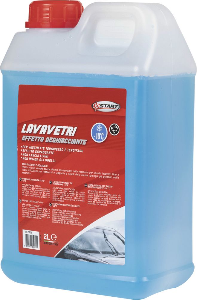 Liquido tergivetro -10C 2L per vaschette tergivetro e tergifaro