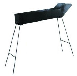FORNACELLA INOX PIEDI PIEGH. CM. 80 H.76X ARROSTICINI