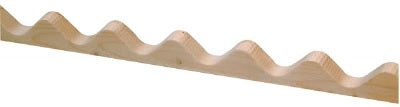 LISTELLO LEGNO PER LAMIERA E PLAST.ONDULATA H.MT.2 confezione da PEZZI 50