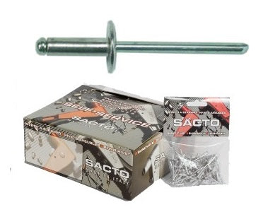 RIVETTI ALLUMINIO T.LARGA 14MM 4,8X14 BST PZ.100