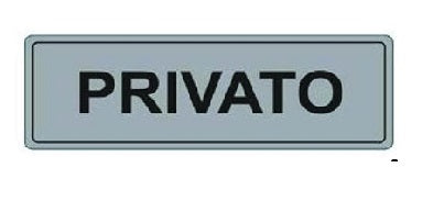 ETICHETTA ADESIVA 15X5 PRIVATO