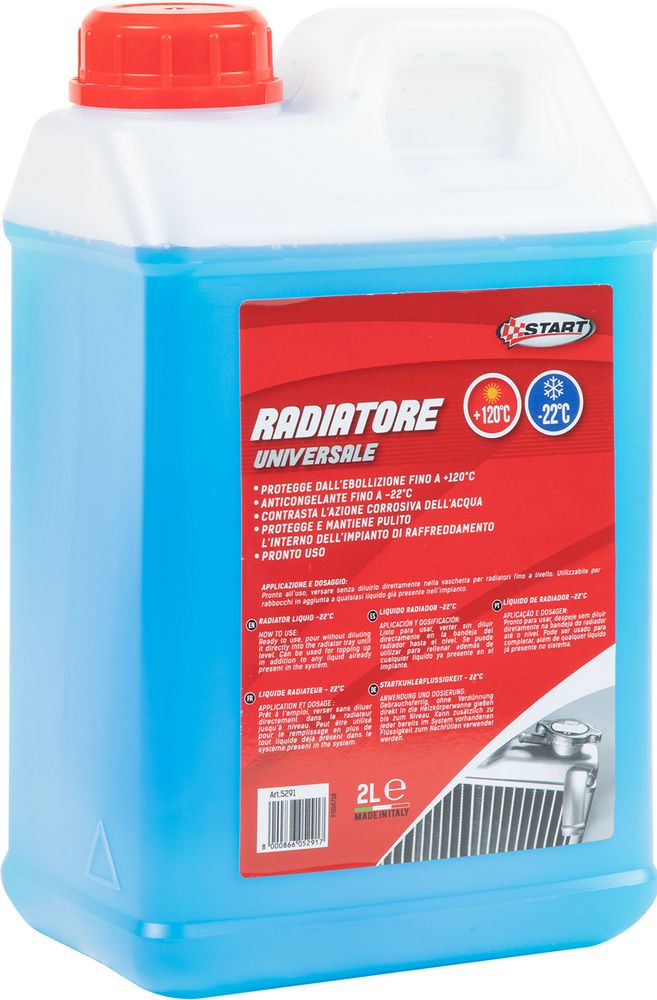 START - Liquido radiatore anticongelante -22?C 2L: protezione estrema