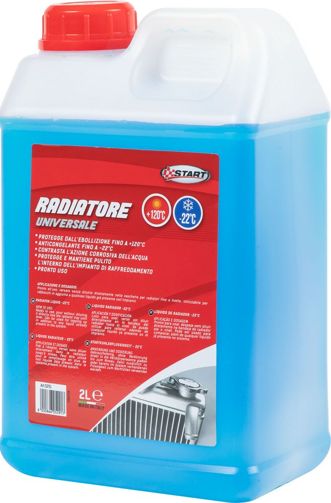 START - Liquido radiatore anticongelante -22?C 2L: protezione estrema