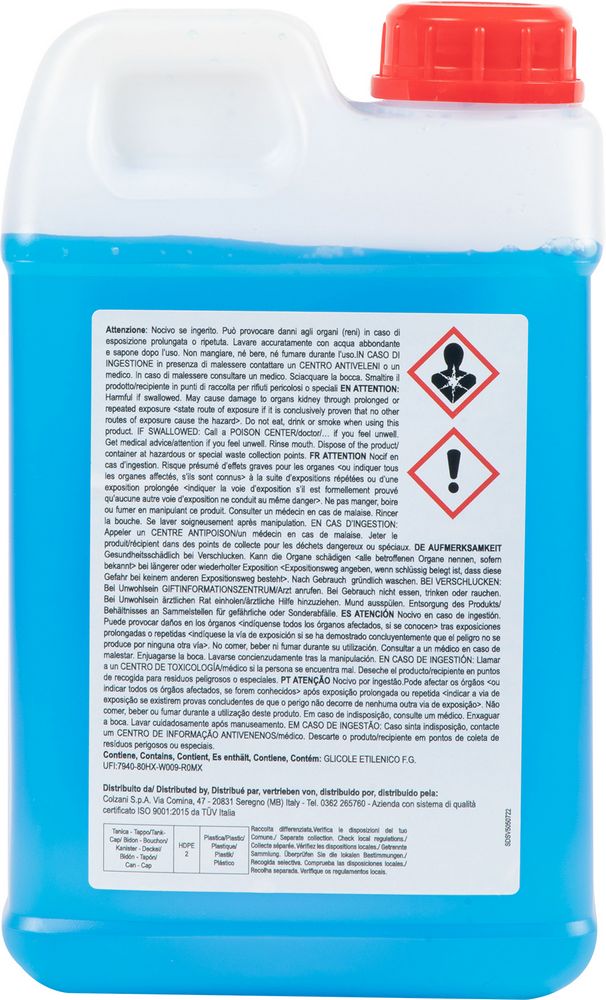 START - Liquido radiatore anticongelante -22?C 2L: protezione estrema