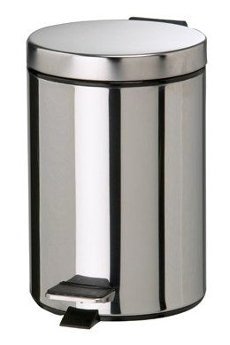 PATTUMIERA A PEDALE XTRA' LT. 3 INOX CM.16,8 H.25,5