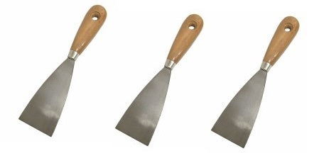 SPATOLA ALTE C/MANICO LEGNO MM. 80
