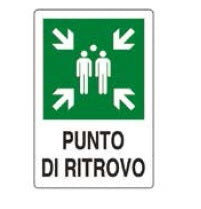 CARTELLO 20X30 PUNTO DI RITROVO confezione da PEZZI 10