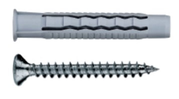 GB TASSELLO NYLON GL (T.SX) 8X40 C/VITE confezione da PEZZI 50