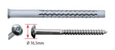 GB TASSELLO NYLON PROL.GX-L (T.FUR) 10X80 ANTINT.TX40 confezione da PEZZI 50