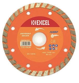 DISCO DIAM. EXCEL UNIVERSALE 115 TURBO COR.CONT.