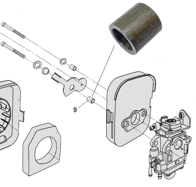 RIC. EXCEL 25,4cc NOTTOLINO DISTANZIATORE N.9