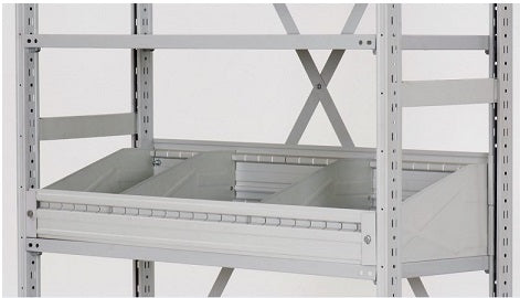 SCAFFALE INCASTRO: CONTENITORE PER RIPIANI 40X100