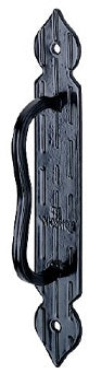 BG ART.511 MANIGLIA SU PIASTRA CM.20 VERN. NERA