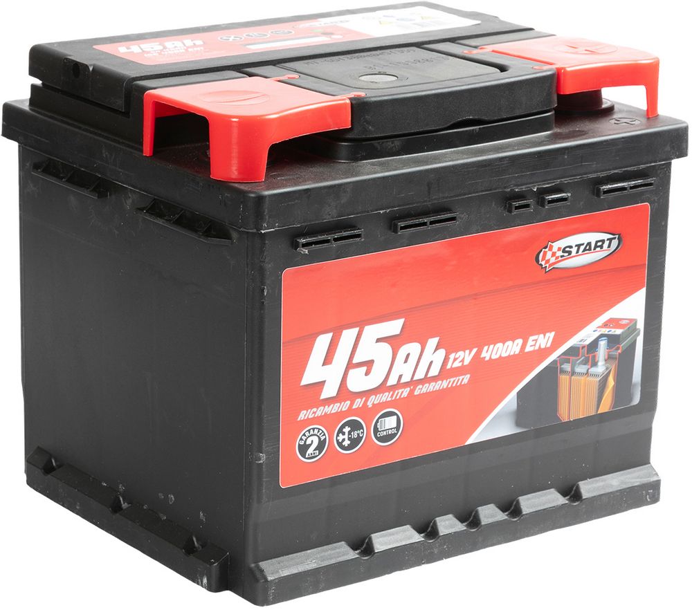 Batteria Auto 45AH 12V 400A polo positivo destro Cassetta L1