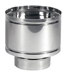 FUMAIOLO INOX ANTIVENTO D.10