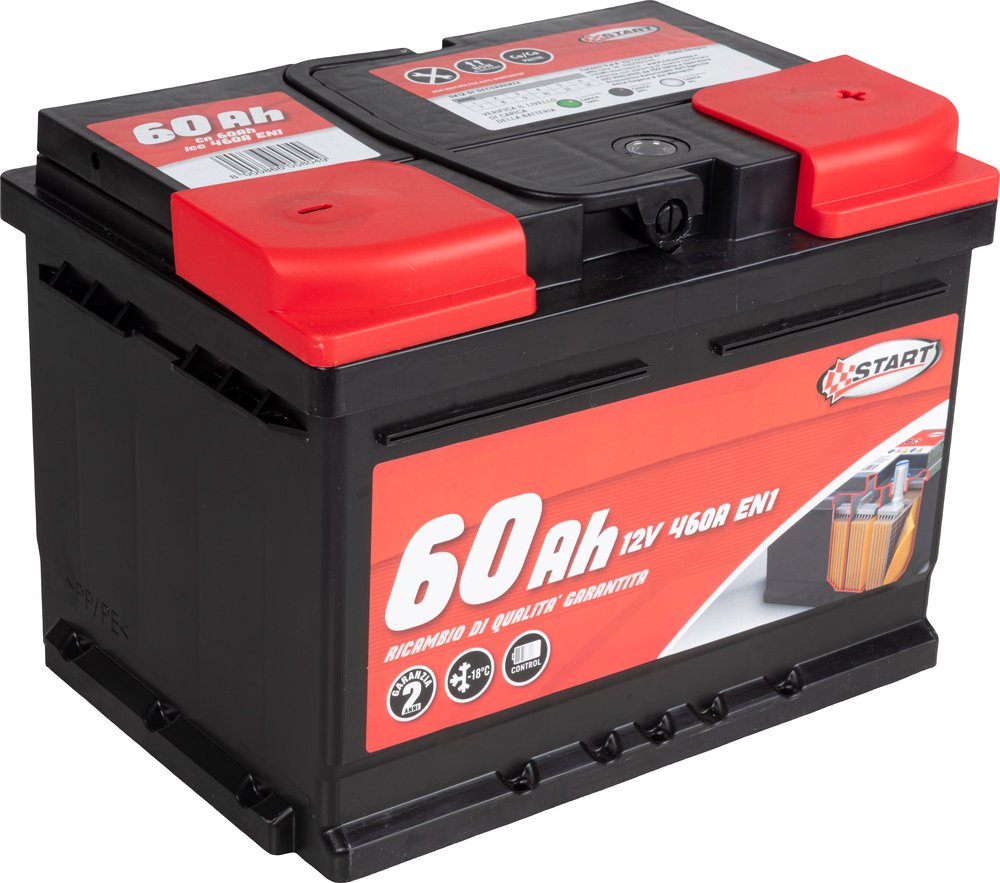 START Batteria Auto 60AH 12V 540A polo positivo destro Cassetta L2