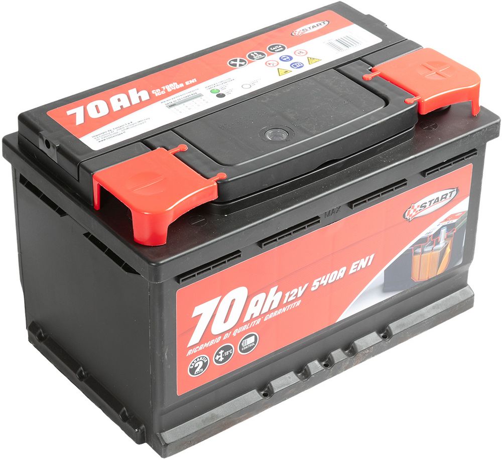 START Batteria Auto 70Ah 12V 600A polo positivo destro cassetta L3B