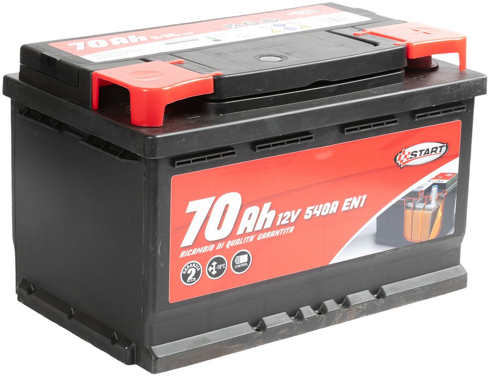 START Batteria Auto 70Ah 12V 600A polo positivo destro cassetta L3B
