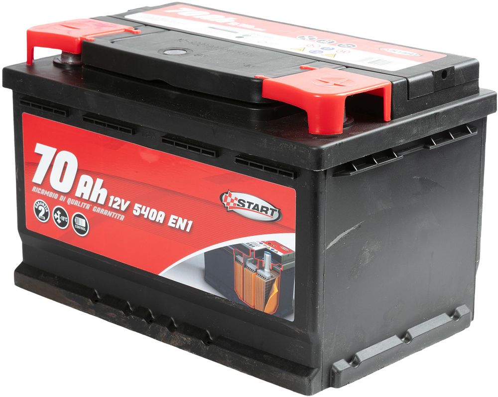 Batteria Auto 70Ah 12V 600A polo positivo destro cassetta L3B