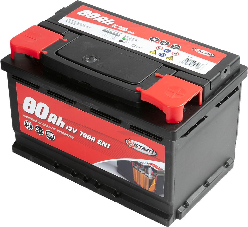 START Batteria Auto 80AH 12V640A polo positivo destro cassetta L3 Originale
