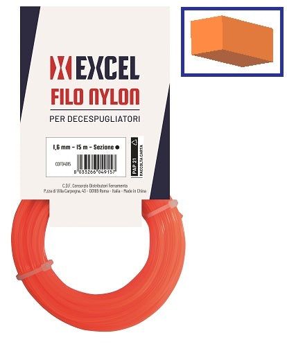 FILO X DECESP. EXCEL QUADRO MM.2,4X15MT.
