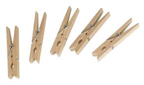 PINZE X BIANCHERIA LEGNO XTRA' SET 10 PZ