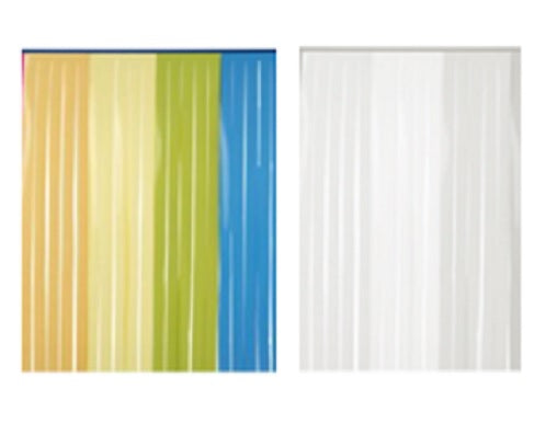 TENDA PLASTICA STRIPES 120x230 TRASPARENTE