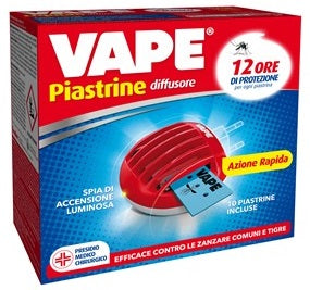 VAPE INSETTICIDA DIFFUSORE ANTIZANZARE+10 PIASTRINE