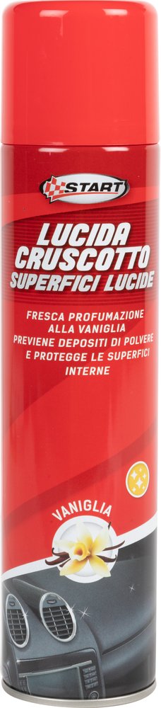 START Spray Detergente Lucida Cruscotto Vaniglia 400 ml per auto