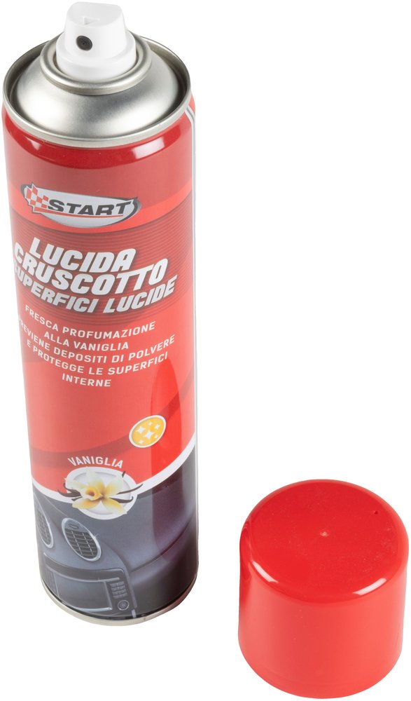 START Spray Detergente Lucida Cruscotto Vaniglia 400 ml per auto