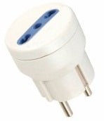SYNTESY ADATTATORE DA SCHUKO A BIPASSO 10/16A