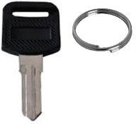 CHIAVI GREZZE C/ANELLO X CASSETTA POSTALE confezione da COPPIA 5