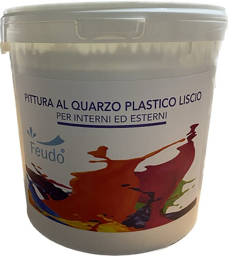 PITTURA QUARZO PLASTICO LISCIO INT/EST.LT.14