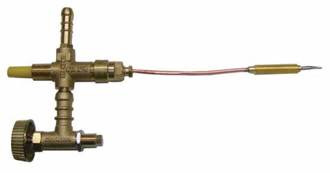 TERMOCOPPIA E RUBINETTO C/VALVOLA DI SICUREZZA PER GAS