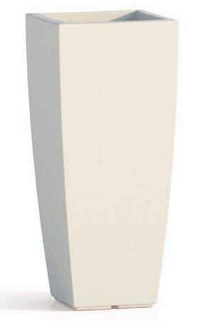 VASO STILO QUADRO TOP BIANCO CM.40X40 H90