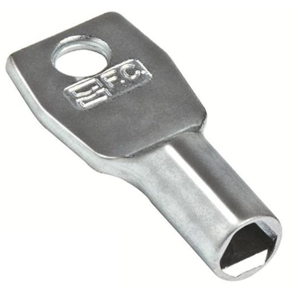 COM ART.625 CHIAVETTA ZINCATA X SPORTELLI TRIANGOLARE