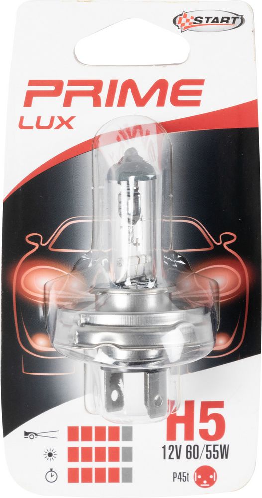 START H5 Lampadina Singola Alogena per luci auto 12V 40/45W P45t