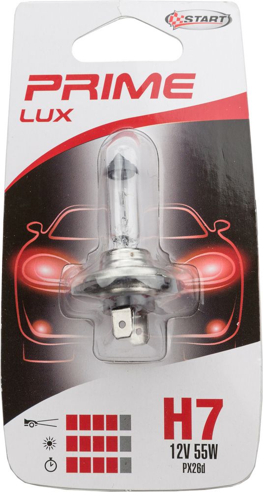 START H7 Lampadina Singola Alogena per luci auto 12V 55W PX26d