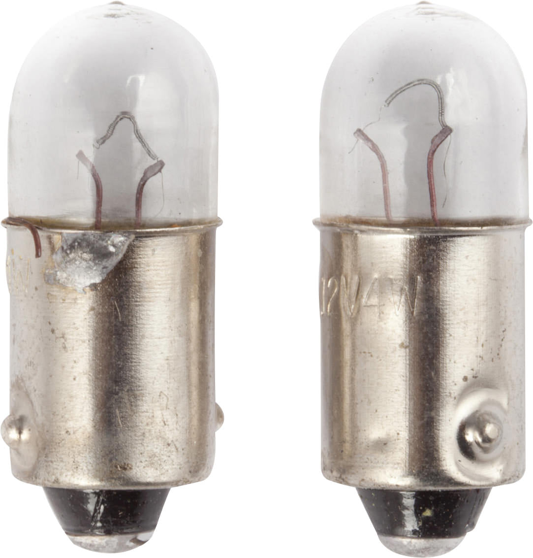 T4W Coppia di lampadine per luci spia auto 12V 4W BA9s
