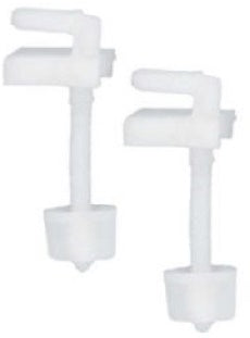 SUPPORTI PVC PER SEDILE WC ART.1122 CONVITI PVC