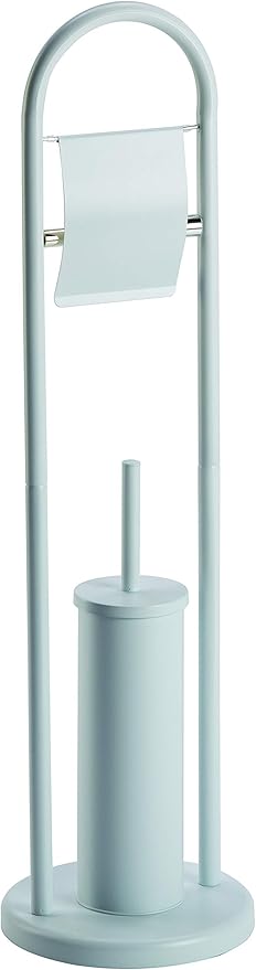 King Home PIANTANA MULTIFUNZIONE BIANCA in acciaio 22x80h cm