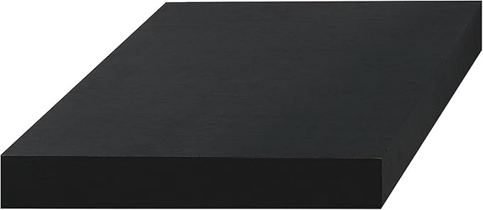 King Home Mensola Tamburata In Mdf Wenge 25X25X5H confezione da 8 pezzi